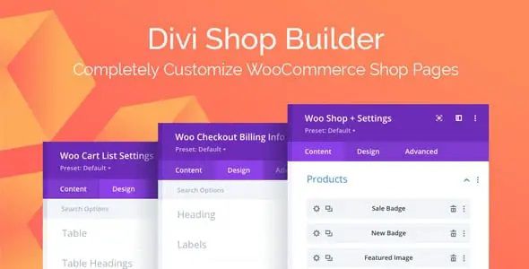 Divi Shop Builder for WooCommerce