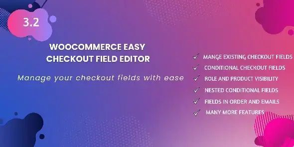 Woocommerce Easy Checkout Field Editor