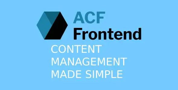 ACF Frontend Pro