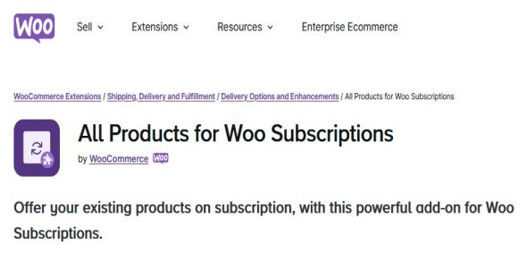 All Products for WooCommerce Subscriptions