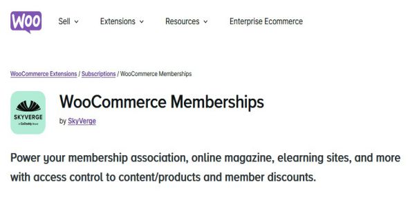 WooCommerce Memberships